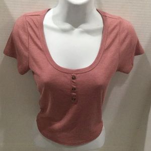 ✨GIFT✨ Bozzolo pink crop top, Medium